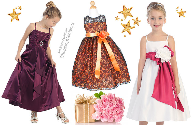 Платья для маленьких девочек на Новый год