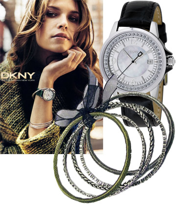 Наручные часы DKNY NY4471, браслет Guess UFB50806 