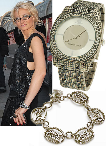 Наручные часы Jennifer Lopez, браслет Just Cavalli