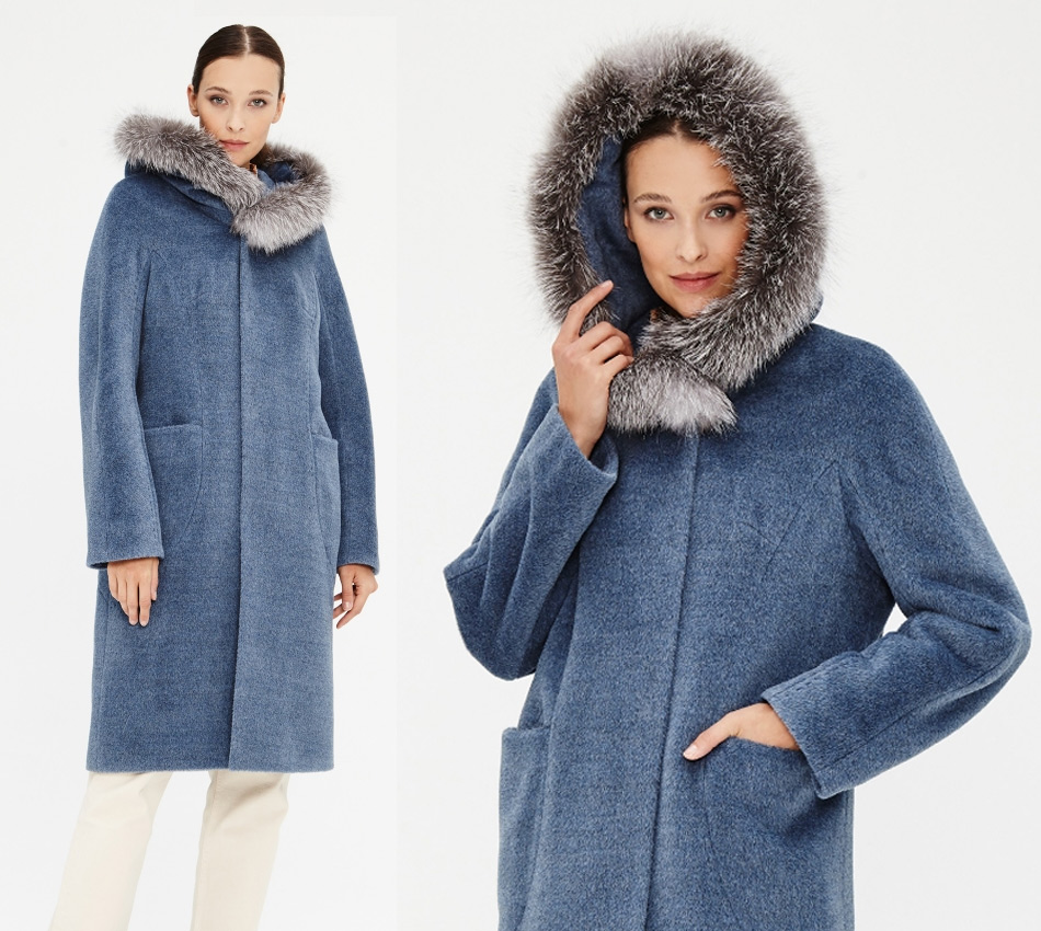 Пальто из модной зимней коллекции "Кашемир Москвы"