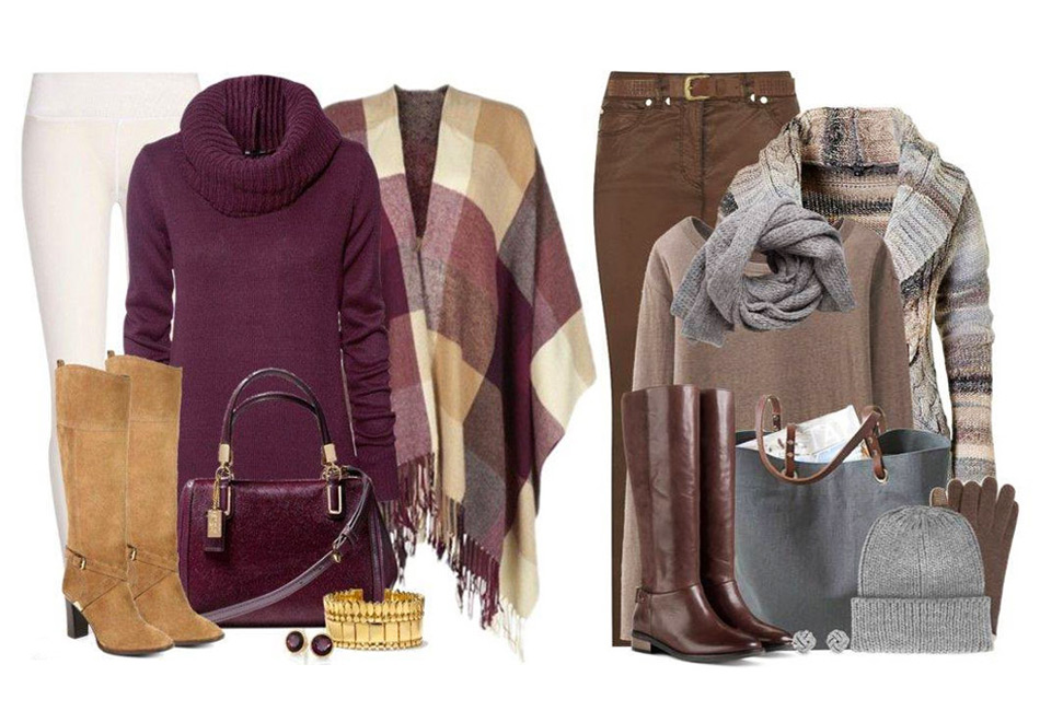 Как стильно одеться зимой