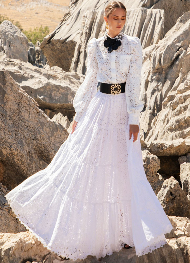 Модное кружевное платье из коллекции Elie Saab