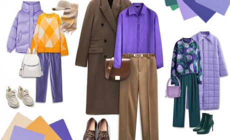 С чем носить модный цвет Very Peri в одежде: 7 готовых примеров