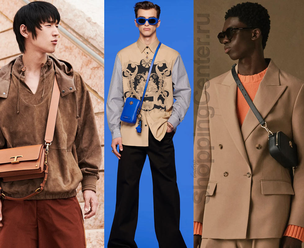 Модные сумки через плечо: Tod's, Versace, Tommy Hilfiger