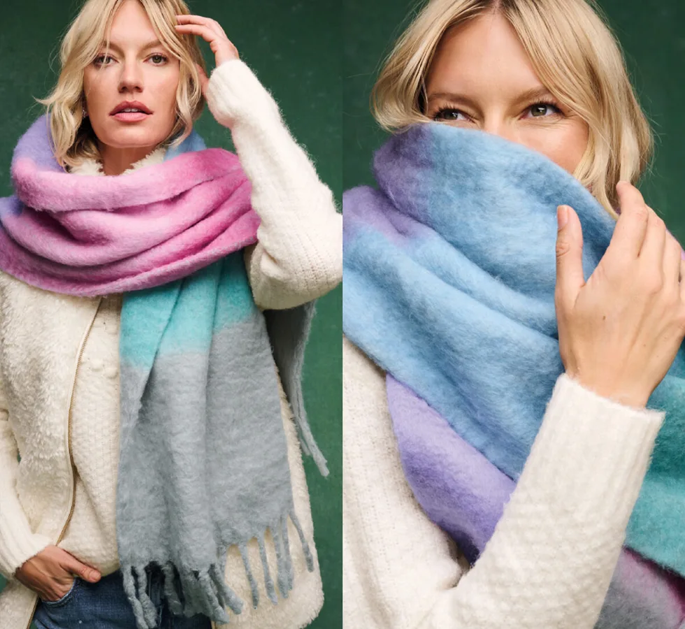 Модный шарф для модной зимы