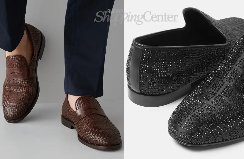 Декор мужской обуви: туфли Brunello Cucinelli и Versace