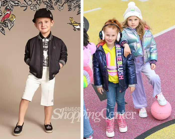 Спортивный стиль детской одежды от D&G и Billieblush 