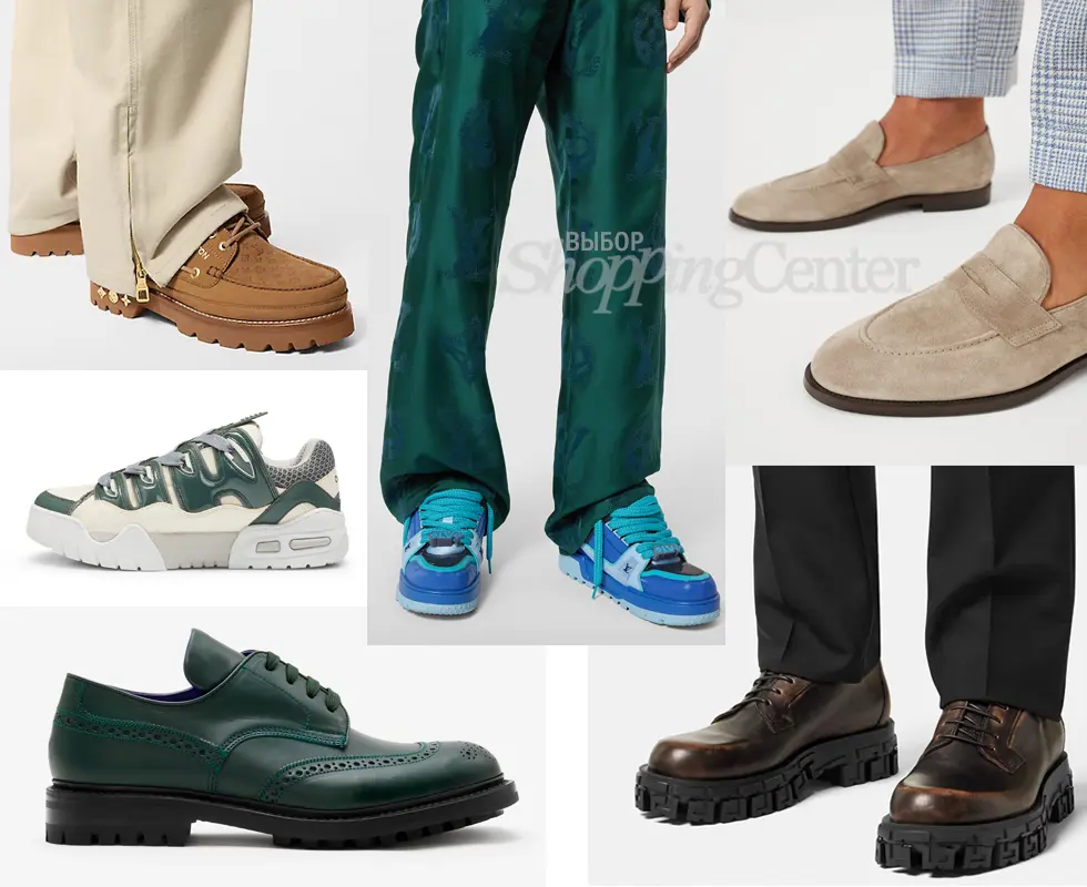 Модная обувь весна-лето: туфли Louis Vuitton, Burberry, Versace, замшевые лоферы Brunello Cucinelli, модные сникерсы от Hugo Boss