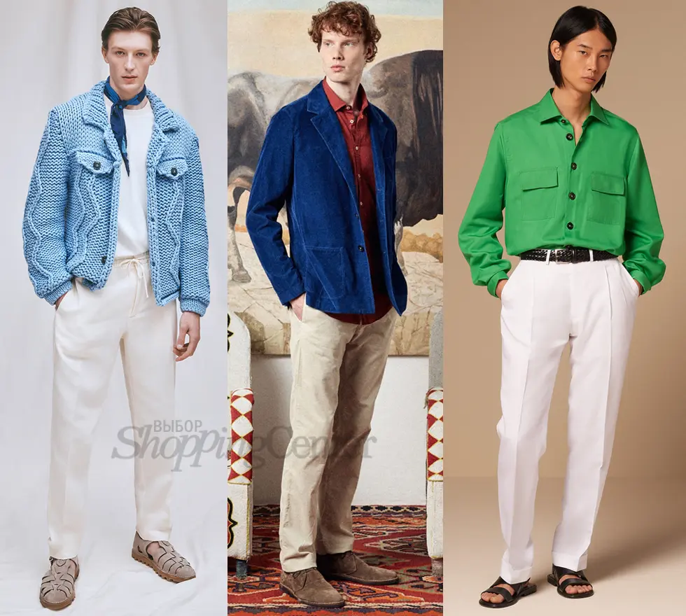 Мужская мода, Весна -Лето. Цветные вещи из коллекций Canali, Massimo Alba и Kiton