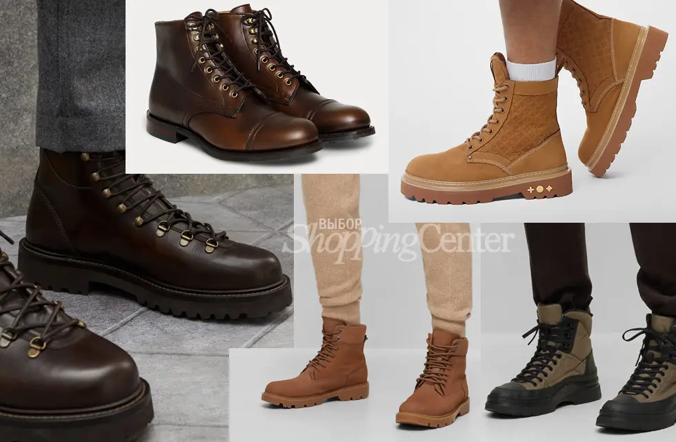 Модные кожаные ботинки из коллекций Brunello Cucinelli, Ralph Lauren, Hugo Boss и Louis Vuitton